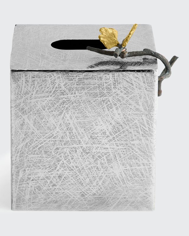 Butterfly Ginkgo Tissue Box Holder